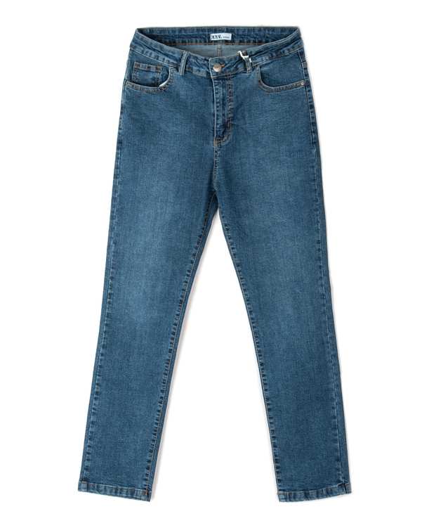 شلوار زنانه جین چسبان آبی رویال جین Royal Jeans ?>