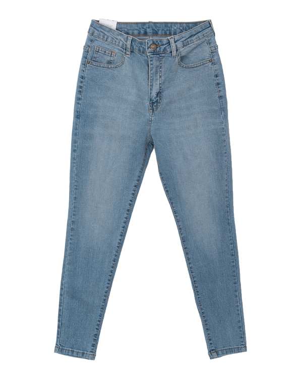شلوار زنانه جین چسبان آبی روشن رویال جین Royal Jeans ?>