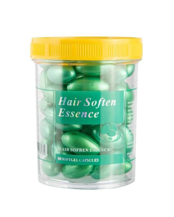 کپسول سبز ویتامینه و کراتینه مو Hair Soften بسته 60 عددی