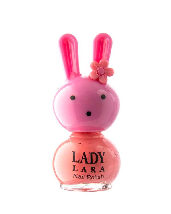 لاک ناخن دخترانه طرح خرگوش لیدی لارا Lady Lara کد 03