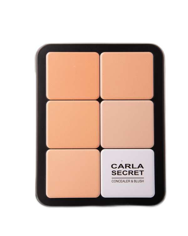 پالت رژگونه و کانتور صورت 12 رنگ کارلا سکرت Carla Secret - تصویر 3