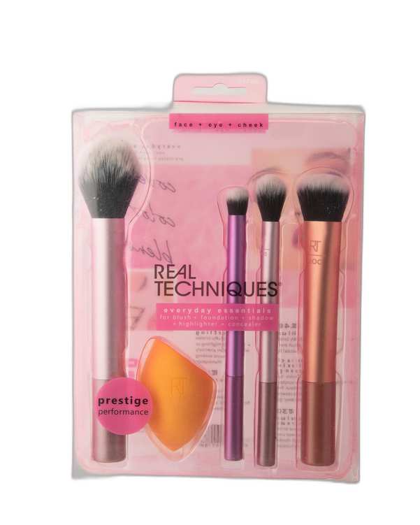 Real Techniques Everyday Essentials 5-Piece Brush Set