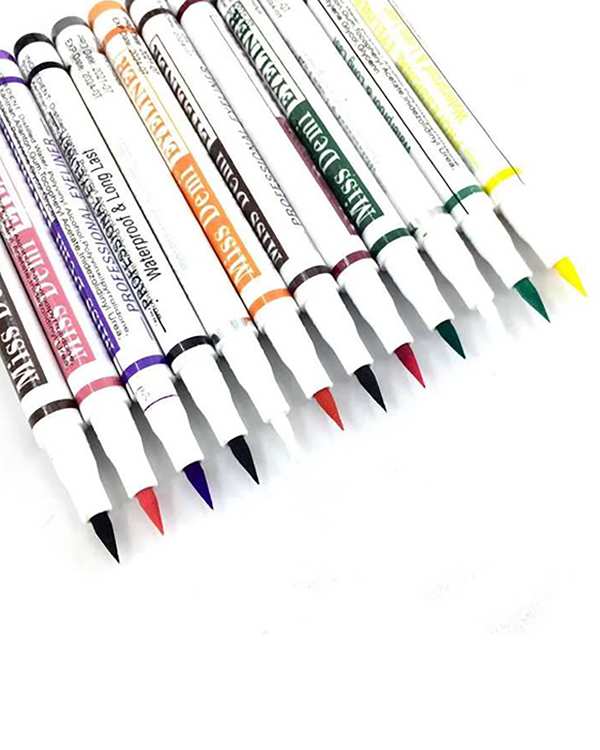 خط چشم ماژیکی رنگی قرمز میس دمی Miss Demi مدل Colour Me Fine Eyeliner - تصویر 3