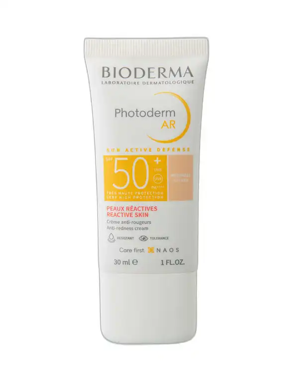 کرم ضد آفتاب رنگی SPF50 بایودرما Bioderma مدل Photoderm AR رنگ طبیعی 30ml