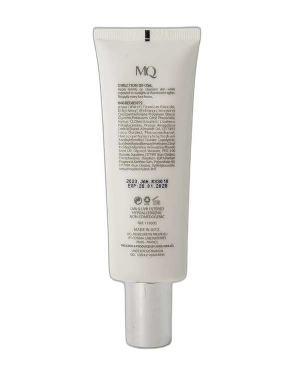 کرم ضد آفتاب رنگی SPF50 ام کیو MQ مدل Light Beige Normal بژ روشن 55ml - تصویر 3