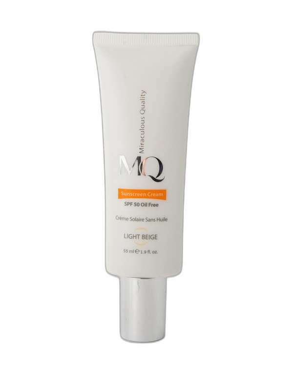 کرم ضد آفتاب رنگی فاقد چربی SPF50 ام کیو MQ مدل Light Beige بژ روشن 55ml - تصویر 2