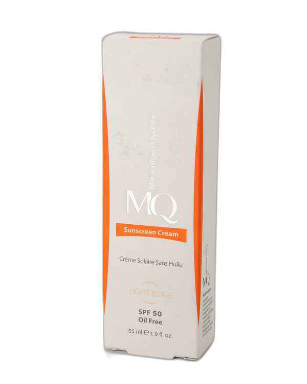 کرم ضد آفتاب رنگی فاقد چربی SPF50 ام کیو MQ مدل Light Beige بژ روشن 55ml - تصویر 4
