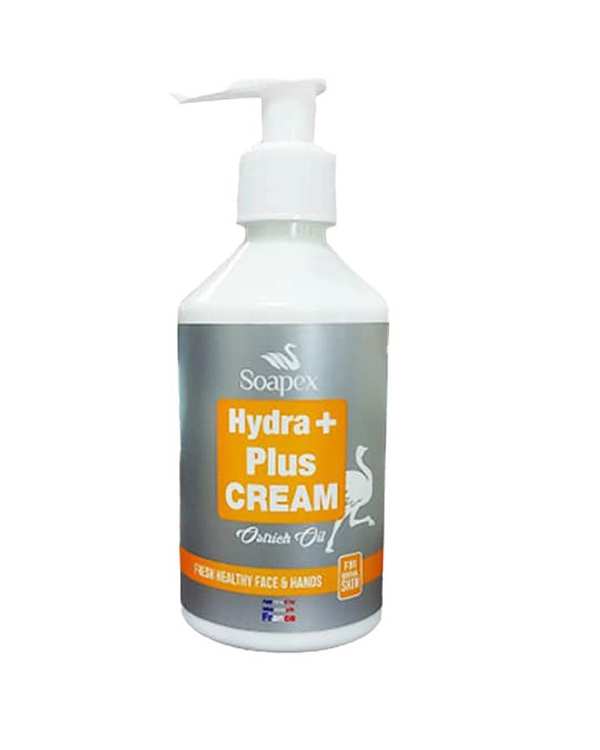 کرم آبرسان و مرطوب کننده دست و صورت سوپکس Soapex حاوی روغن شتر مرغ 250ml