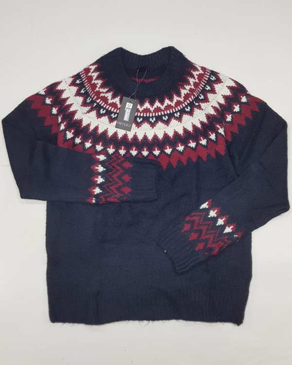 بلوز زنانه بافت سرمه ای اسمارا Esmara مدل Jumper کد 393340-2201 - تصویر 2