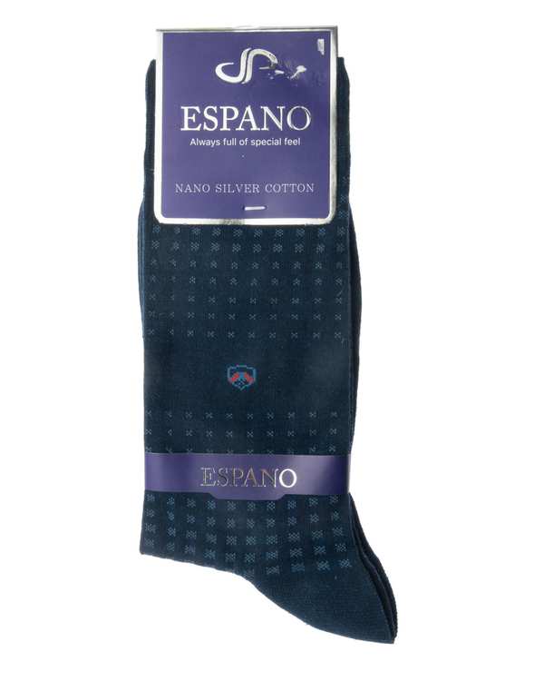 جوراب مردانه ساقدار سرمه ای روشن اسپانو Espano