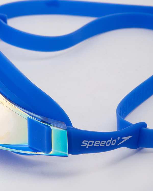 عینک شنا آبی کاربنی Speedo - تصویر 4