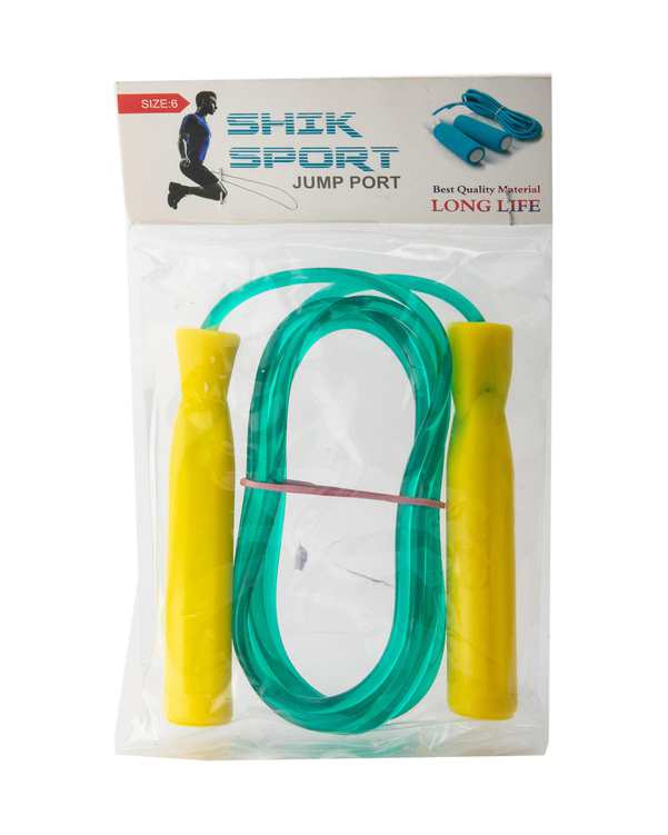 طناب ورزشی سبز زرد شیک اسپرت Shik Sport سایز 6
