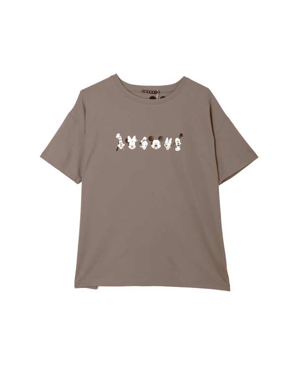 تی شرت زنانه یقه گرد کیدی Kiddy طرح میکی و دوستان کد 2234