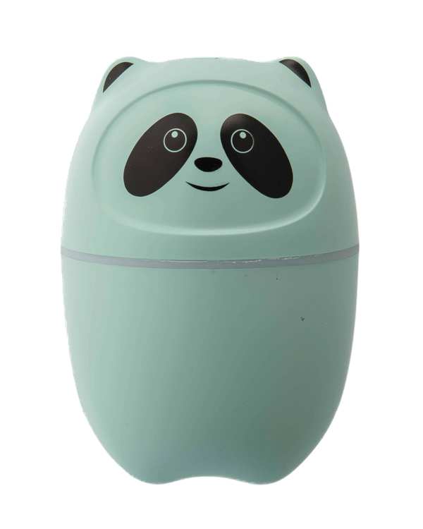 دستگاه بخور سرد مینی چراغ دار گنجایش 220 میلی لیتر سبز Humidifier H2O طرح پاندا