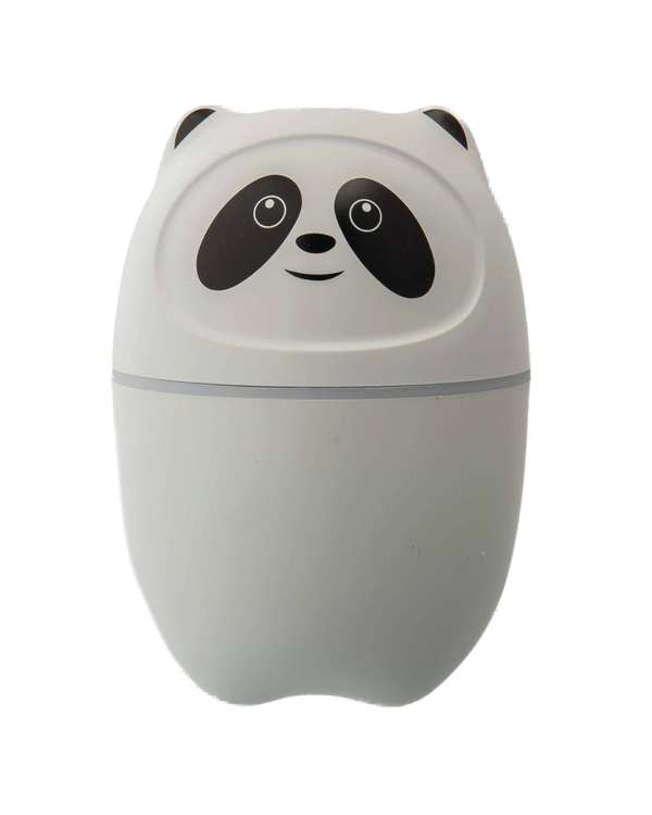 دستگاه بخور سرد مینی چراغ دار گنجایش 220 میلی لیتر سفید Humidifier H2O طرح پاندا