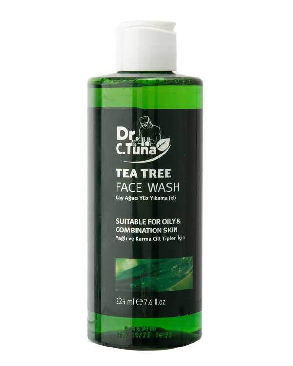 ژل شستشوی ضد جوش صورت دکتر سی تونا فارماسی Dr C Tuna Farmasi مدل Tea Tree حاوی روغن درخت چای