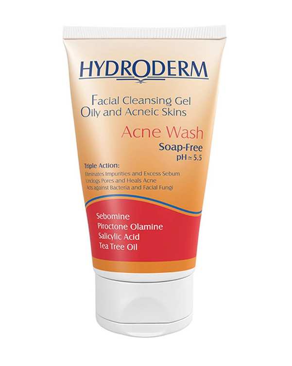 ژل شستشوی صورت هیدرودرم Hydroderm مناسب پوست چرب 150 گرم
