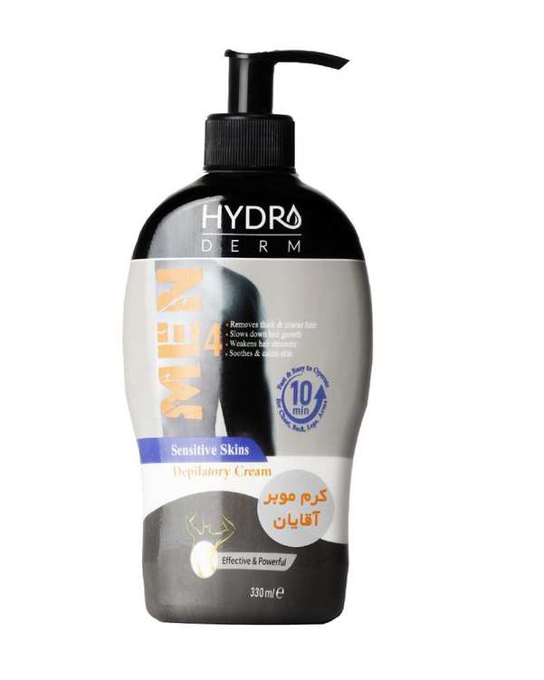 کرم موبر بدن مردانه هیدرودرم Hydroderm مناسب پوست های حساس 330 گرم ?>