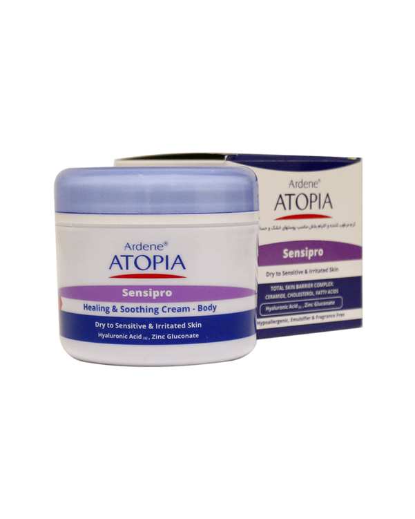 کرم مرطوب کننده و التیام بخش بدن آردن آتوپیا Ardene Atopia مناسب پوست های خشک و حساس
