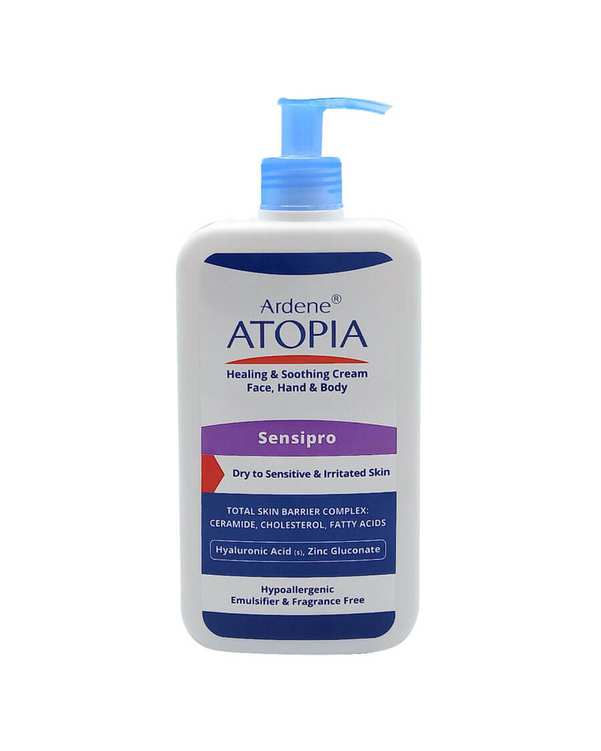 کرم مرطوب کننده و التیام بخش پوست حساس بدن آردن آتوپیا Ardene Atopia وزن 500 گرم
