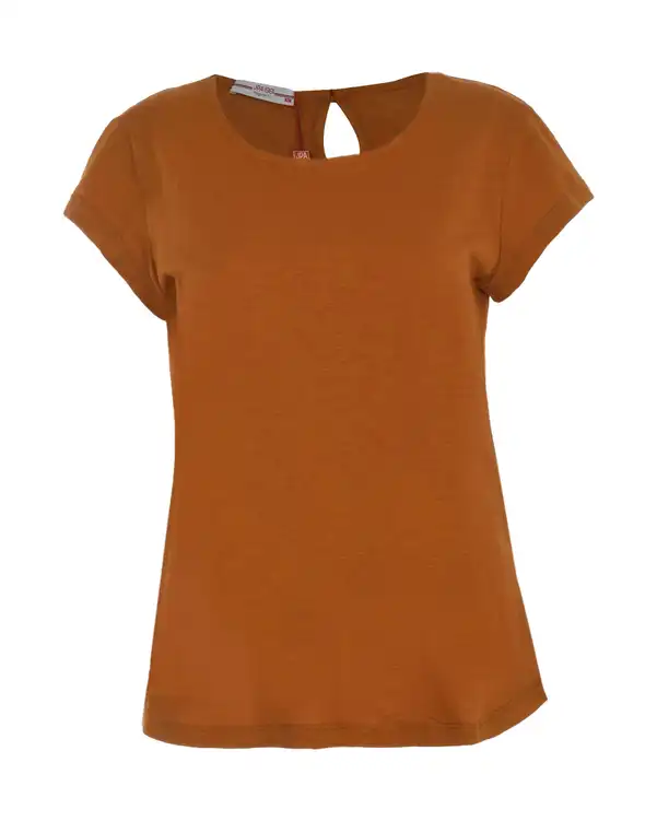 تی شرت زنانه نخی آجری جی پی ای JPA کد 4012012360