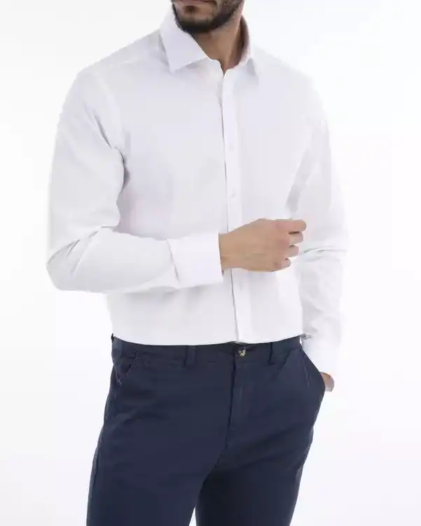 پیراهن مردانه کلاسیک سفید فریولی Feriolli کد 1109002