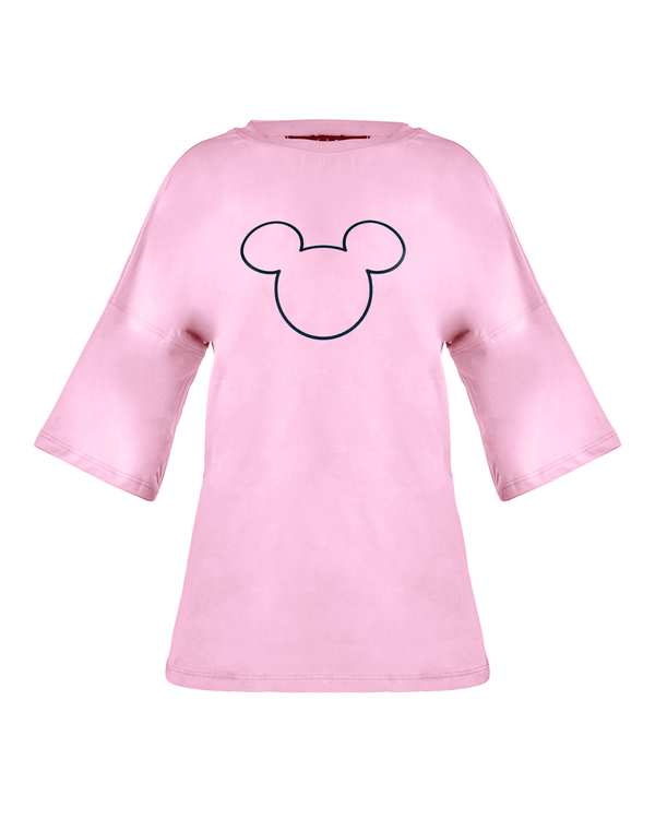 تی شرت زنانه یقه گرد کیدی Kiddy کد 2464 طرح میکی موس
