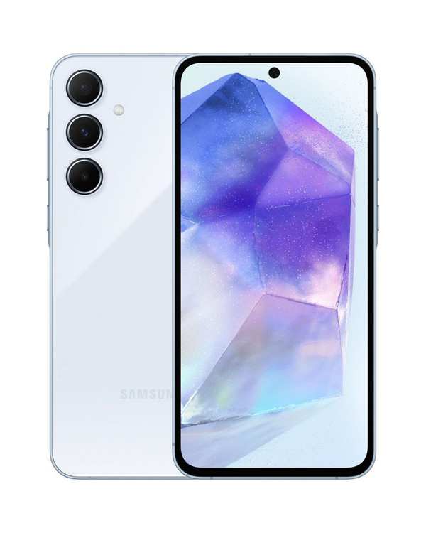 گوشی موبایل سامسونگ مدل Galaxy A55 دو سیم کارت ظرفیت 128 گیگابایت رم 8 گیگابایت آبی ویتنام