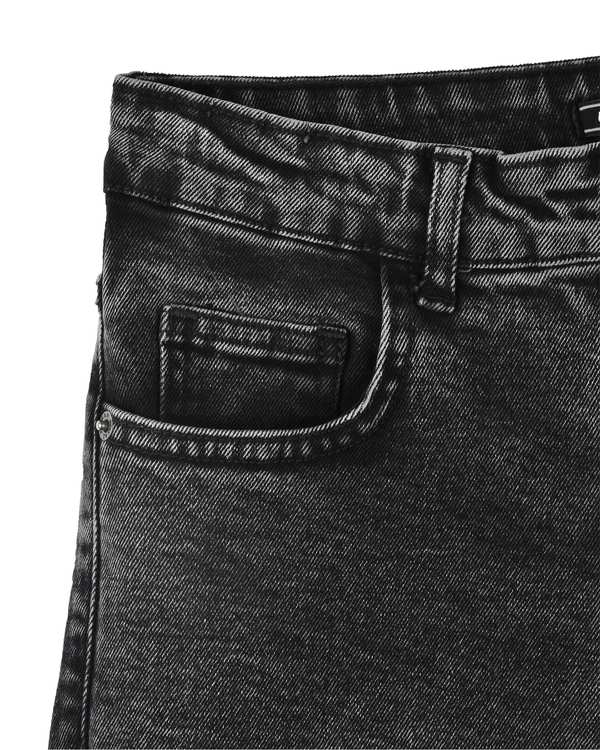شلوار جین زنانه راسته قد 100 دودی رویال جین Royal Jeans کد 5958 - تصویر 4