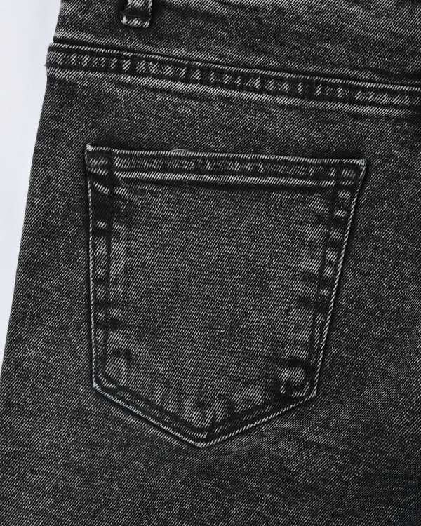 شلوار جین زنانه راسته قد 100 دودی رویال جین Royal Jeans کد 5958 - تصویر 5