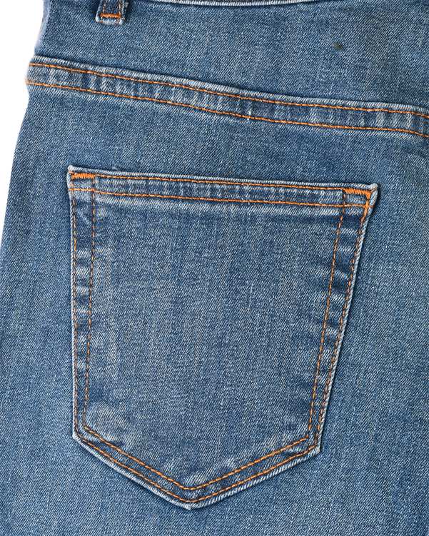 شلوار جین زنانه اسکینی قد 90 آبی تیره رویال جین Royal Jeans کد 400429