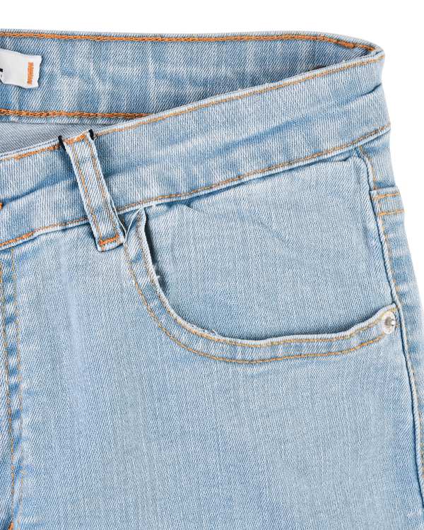 شلوار جین زنانه اسکینی قد 90 آبی رویال جین Royal Jeans کد 400414 - تصویر 5