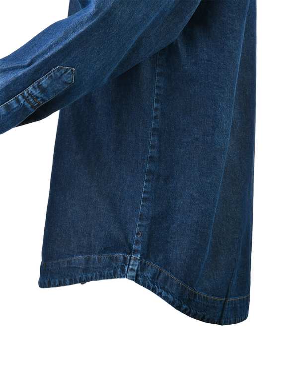 شومیز زنانه جین هلالی قد 75 آبی تیره رویال جین Royal Jeans کد 203394 - تصویر 6