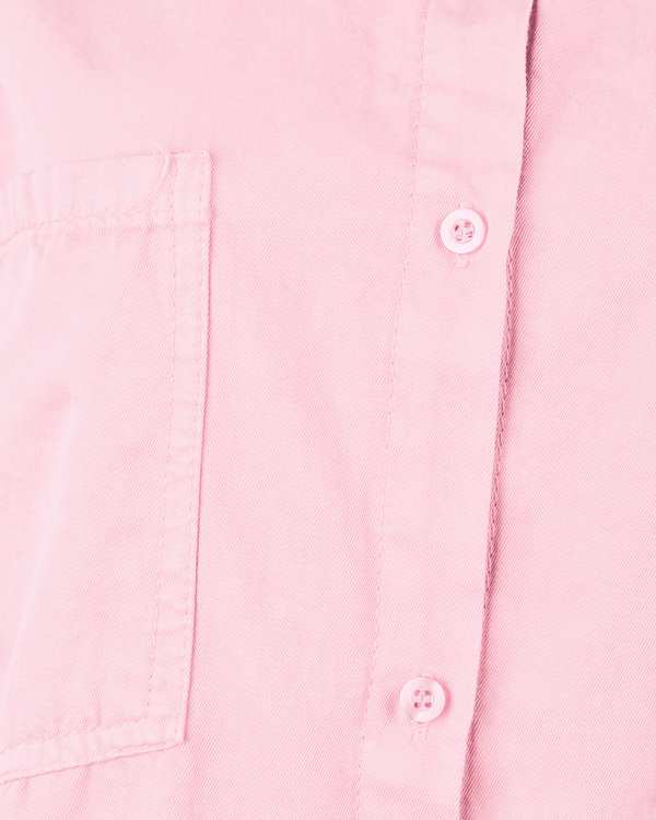 شومیز کتان زنانه قد 75 صورتی روشن رویال جین Royal Jeans کد 112797 - تصویر 4