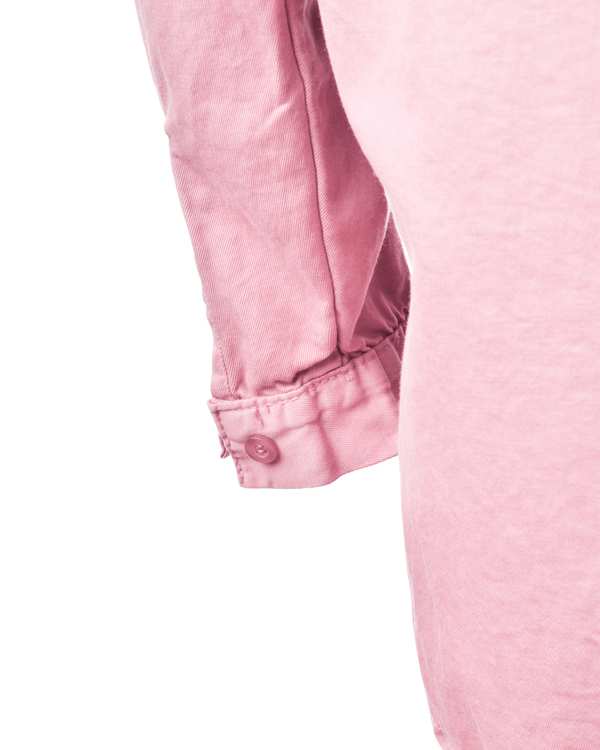 شومیز کتان زنانه قد 75 صورتی روشن رویال جین Royal Jeans کد 112797 - تصویر 6