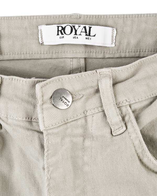 شلوار کتان زنانه واید قد 105 استخوانی رویال جین Royal Jeans کد 0002264 - تصویر 4