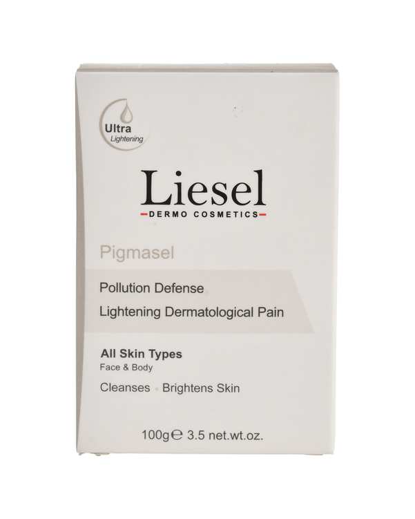 پن شستشوی روشن کننده صورت و بدن لایسل Liesel مدل Pigmasel وزن 100 گرم