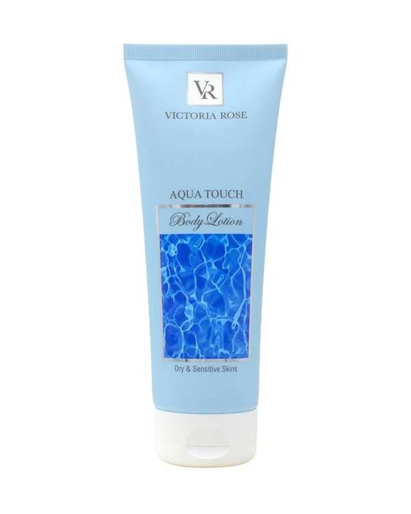 لوسیون بدن پوست خشک و حساس ویکتوریا رز Victoria Rose مدل آکوا تاچ 250ml