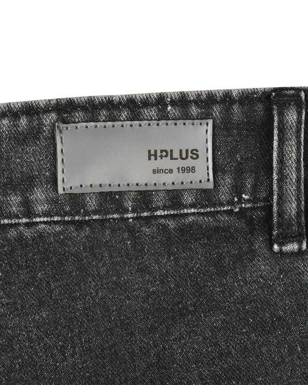 شلوارک مردانه جین زغالی اچ پلاس Hplus کد 515362 - تصویر 5