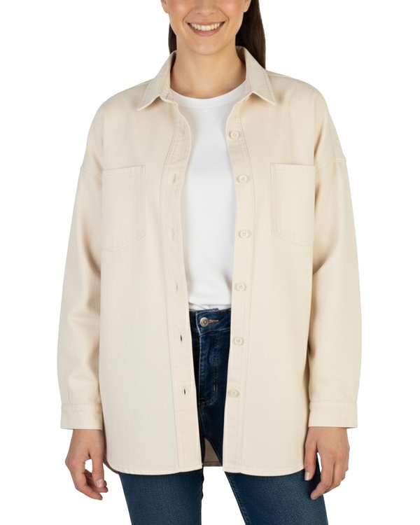 شومیز زنانه کتان کرم آماهی Amahi