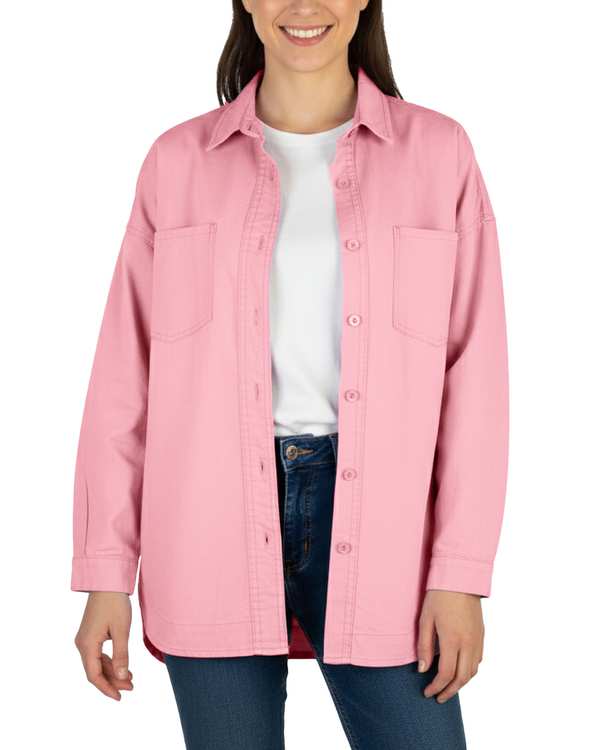 شومیز زنانه کتان صورتی آماهی Amahi