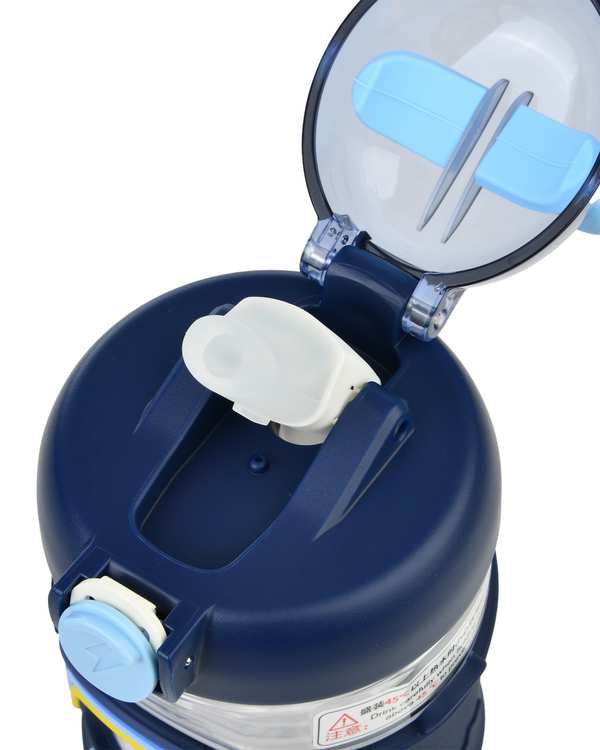 قمقمه کودک نی دار سرمه ای کلاسیک Classic مدل Tomor TMC-020 - تصویر 3