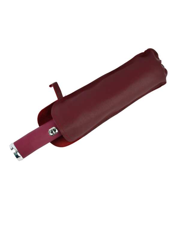 چتر اتوماتیک 10 فنره چراغ قوه دار زرشکی کلاسیک Classic - تصویر 7