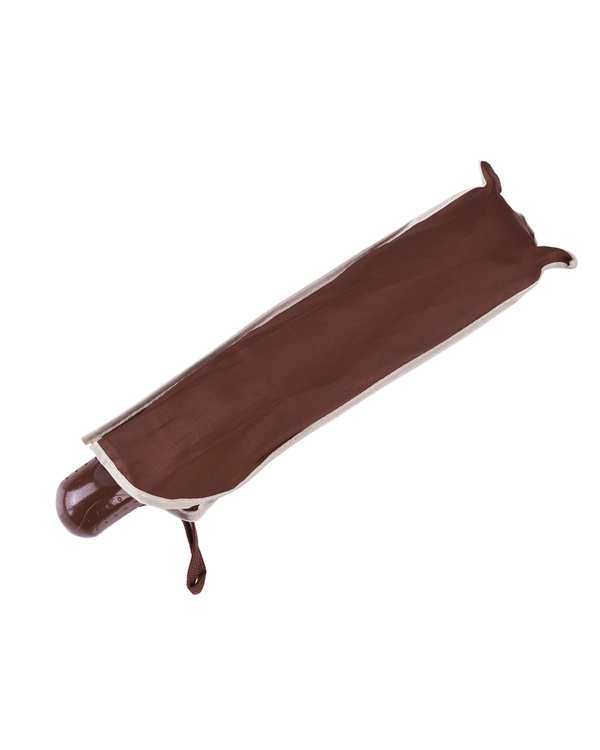 چتر اتوماتیک 8 فنره قهوه ای کلاسیک Classic - تصویر 5
