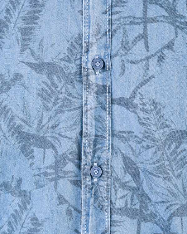 پیراهن مردانه طرح جین چاپی اچ پلاس Hplus کد 117508 - تصویر 3