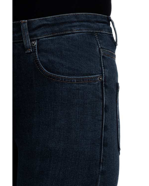 شلوار جین زنانه بوت کات قد 108 سرمه ای رویال جین Royal Jeans کد 9002215 - تصویر 3