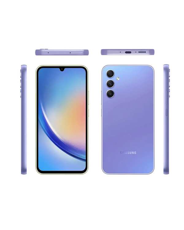 گوشی موبایل سامسونگ مدل Galaxy A34 5G دو سیم کارت ظرفیت 256 گیگابایت و رم 8 گیگابایت بنفش - تصویر 5