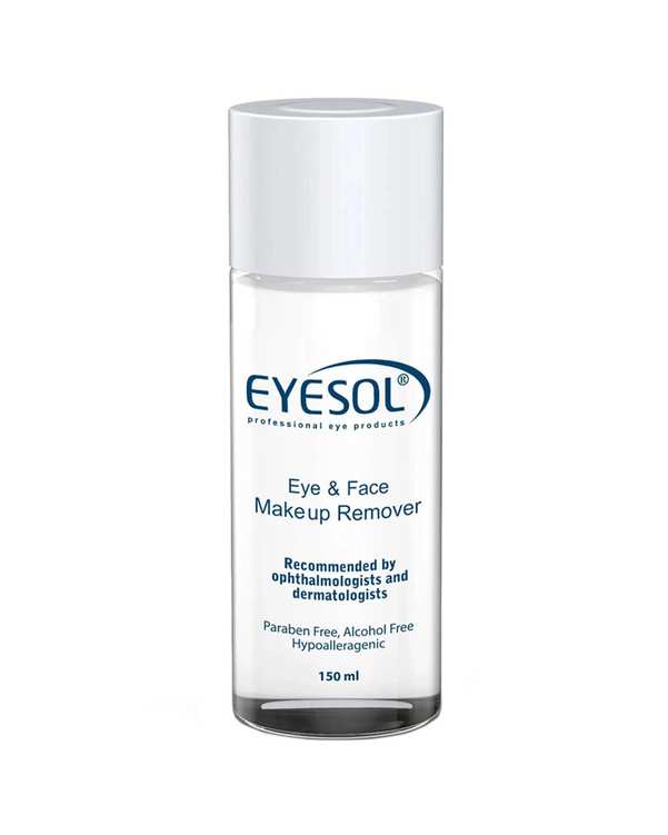 محلول پاک کننده آرایش چشم و صورت آیسول Eyesol حجم 150ml