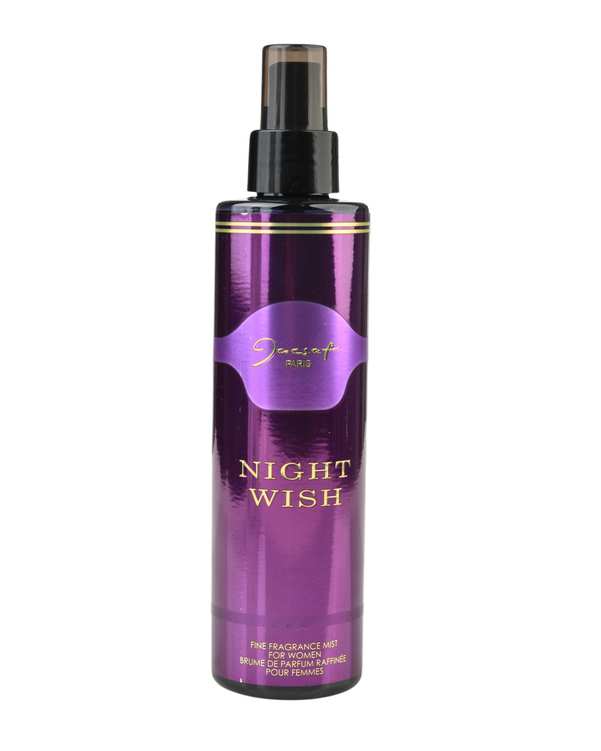 بادی اسپلش زنانه ژکساف پاریس Jacsaf Paris مدل NIGHT WISH حجم 200ml