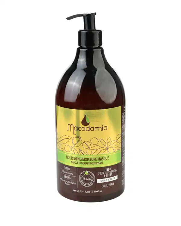 ماسک مو بدون سولفات و پارابن ماکادامیا Macadamia مدل NOURISHING حجم 1000ml